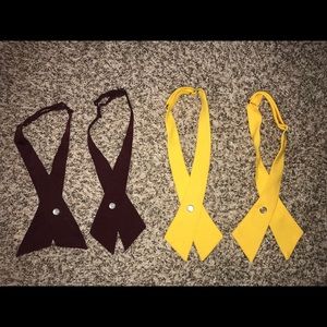 Challenger ScholarWear Girls Uniform Ties Set of 4